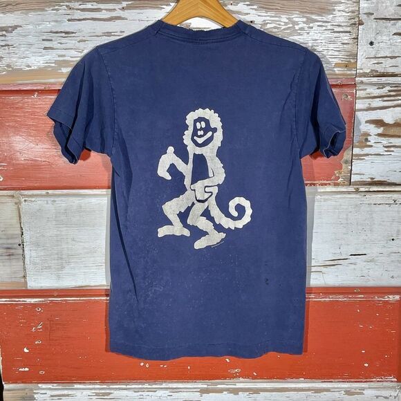 Vintage USA 90s Funky‎ Monkey Single Stitch T-Shirt - Picture 1 of 8